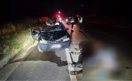 Jovem morre após carro atropelar vaca solta em rodovia de MG