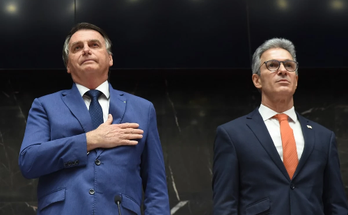 Bolsonaro agradece apoio de Zema após virar réu no STF