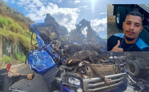 Motorista de Timóteo morre após colisão frontal entre carretas no Espírito Santo