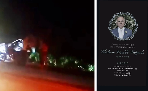 Marido de pastora é enterrado em Ipatinga após acidente na BR-381
