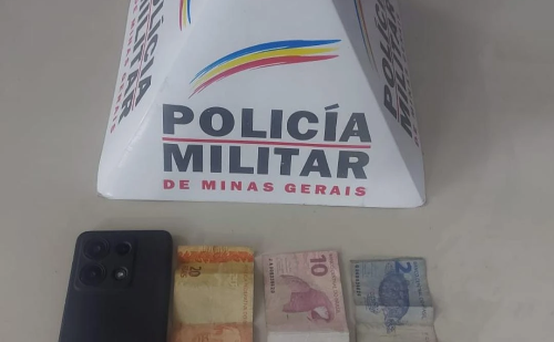 Casal é preso por furto em João Monlevade e polícia recupera celular e dinheiro