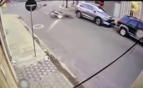 Imagens mostram momento exato do acidente que matou o influenciador 'Tremilike' em Fabriciano