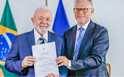 Ucrânia decide retirar embaixador do Brasil após ausência de diálogo com Lula