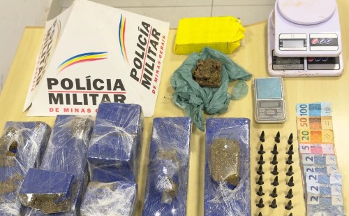 Casal é preso com 10 kg de maconha durante operação policial em Ipatinga
