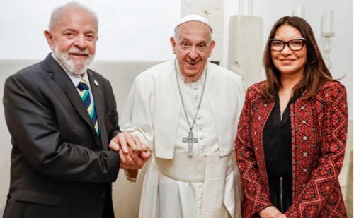 Lula chega a Roma para funeral do papa Francisco