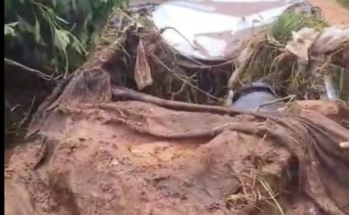 Vídeo: Enxurrada arrasta carro e moradores se unem para ajudar em Timóteo