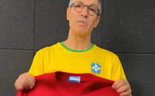 Zema critica ideia de camisa vermelha da seleção e menciona MST