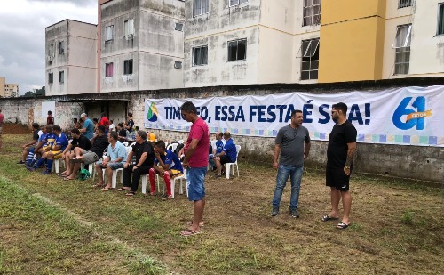 Campos de futebol são revitalizados e entregues à população em Timóteo