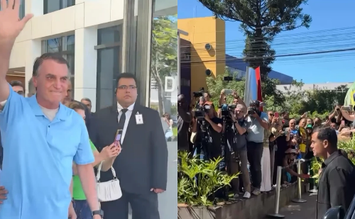 Bolsonaro deixa hospital após cirurgia e é ovacionado por apoiadores