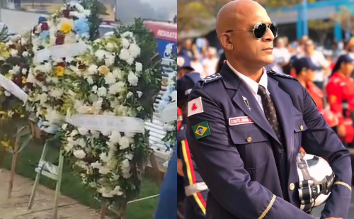 Novaerense que morreu a caminho do velório da sobrinha é sepultado com homenagens; veja vídeo