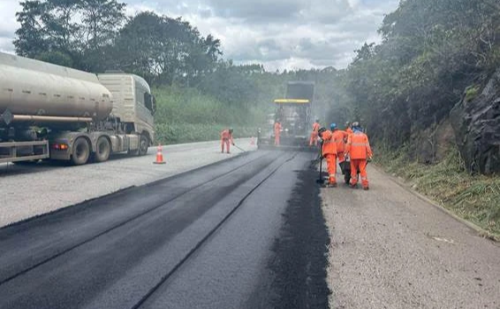 Confira os trechos da BR-381 que recebem obras de recuperação nesta semana