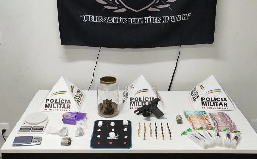 Jovem é preso por tráfico de drogas próximo a escola em Coronel Fabriciano