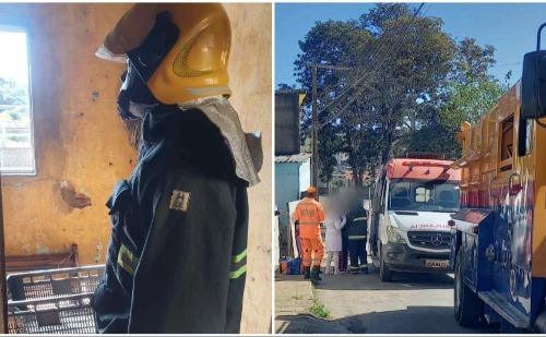 Homem adormece enquanto fumava e provoca incêndio em quarto em MG