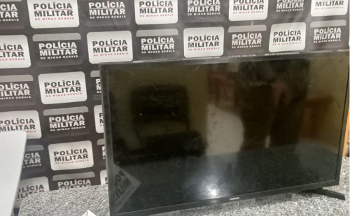 Homem é preso em flagrante após furtar TV em São Gonçalo do Rio Abaixo