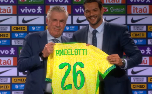 Ancelotti é apresentado como técnico da Seleção; confira sua primeira lista de convocados