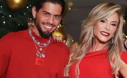 Poliana Rocha se emociona com choro de Zé Felipe em show