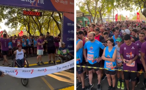 Corrida Solidaria marca aniversario da Allp Fit em Ipatinga
