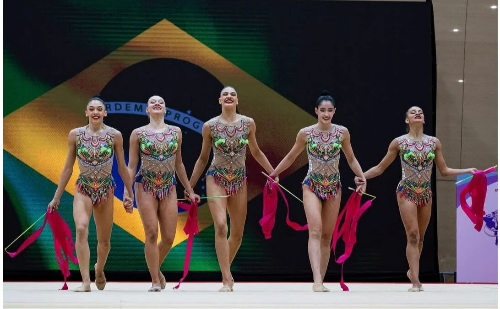 Brasil conquista ouro com equipe jovem no Pan de Ginástica Rítmica