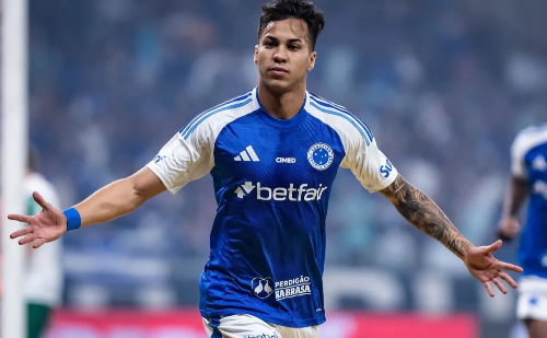 Cruzeiro derrota Palmeiras com brilho de Kaio Jorge no Mineirão