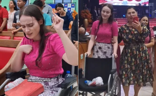 Jovem volta a andar durante culto e emociona fiéis em Roraima