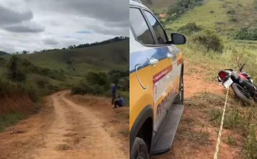 Homem é morto a tiros enquanto trafegava de moto na zona rural de Bom Jesus do Galho