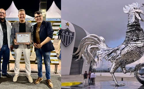 Criador do Galo Inox, arquiteto do Vale do Aço, é homenageado na ExpoInox 2025