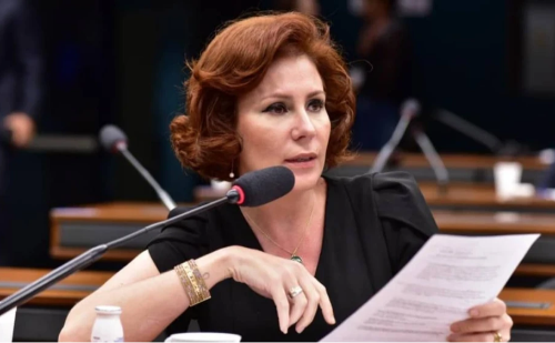 Carla Zambelli se licencia da Câmara e Coronel Tadeu assume mandato