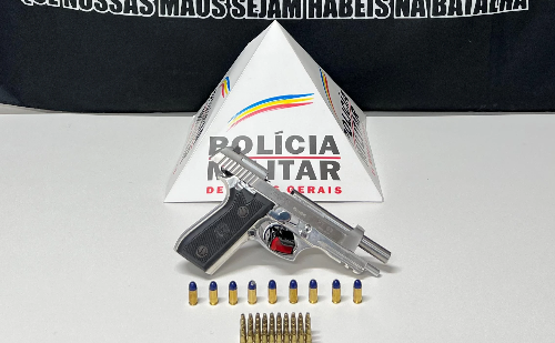 Homem é preso após agredir mulher e ser flagrado com armas em Fabriciano