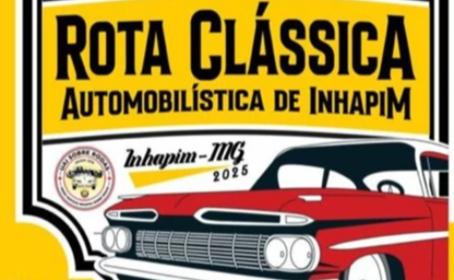 Inhapim promove 1ª Rota Clássica com carros antigos