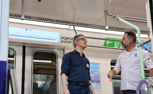 Novo metrô de BH terá câmeras, Wi-Fi e sistema que mostra vagão 'menos cheio'