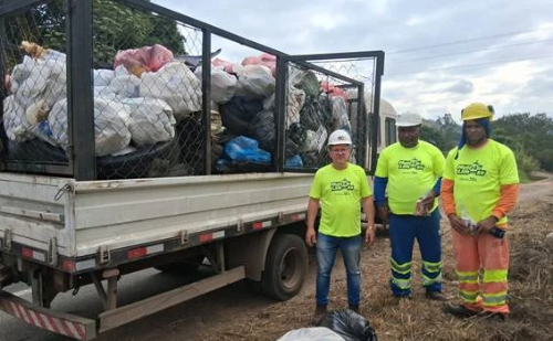 Nova 381 retira 155 toneladas de lixo em mutirão de limpeza