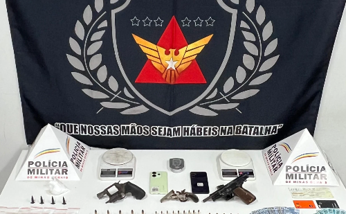 Polícia intercepta esquema de tráfico em bar e prende três homens em Coronel Fabriciano