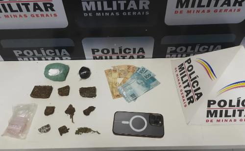 Homem é preso com drogas em operação da PM em Manhuaçu