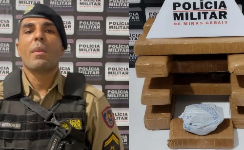 Vídeo: casal é preso com grande quantidade de droga em Timóteo; PM detalha operação