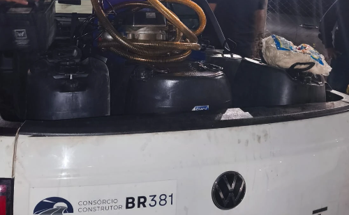 Trio é preso em Nova Era e João Monlevade por furto de combustível na BR-381