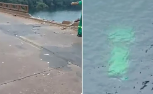 Motorista desaparece após carro cair em rio na divisa entre SP e MG