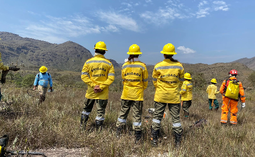 Brigada Florestal promove pedágio solidário para nova base em Nova Era