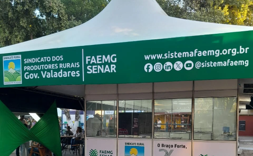 Sistema Faemg Senar oferece cursos e eventos gratuitos na Expoagro de Governador Valadares
