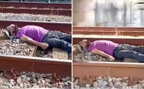 Influenciador se deita em trilho, arrisca em gravação perigosa com trem passando sobre ele e causa caos ferroviário em SP