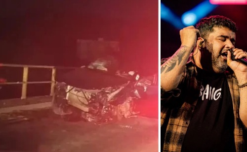 Cantor Relber se envolve em grave acidente na BR-458 e abandona o local