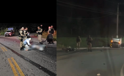 Motociclista atingido por mulher em surto em Timóteo teve múltiplas fraturas; veja vídeo
