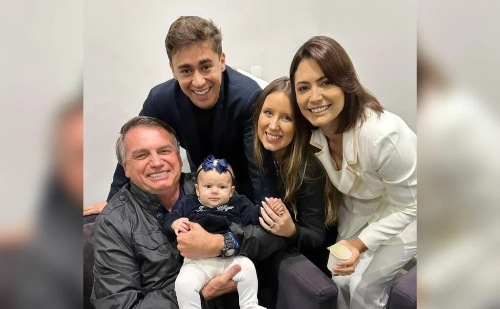 Michelle rebate rumores de atrito entre Bolsonaro e Nikolas Ferreira