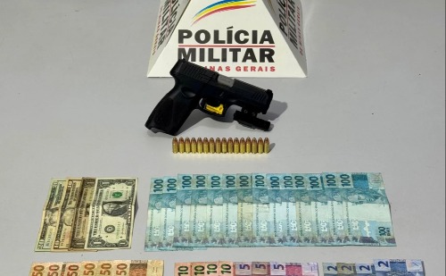 PM intercepta criminosos armados em carro blindado na BR-458 em Ipatinga