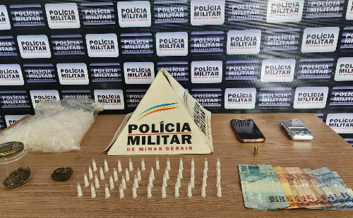 Jovem é preso com drogas e munição em Caratinga