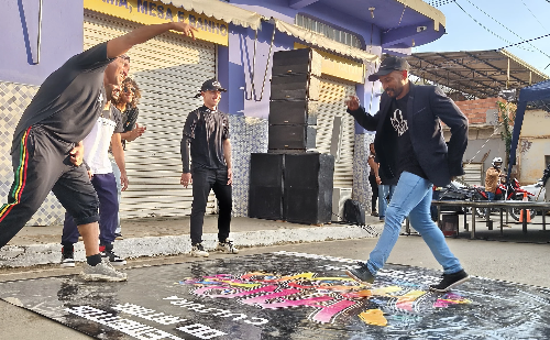 Artistas de Ipatinga agitam evento de cultura urbana em Bom Jesus do Galho