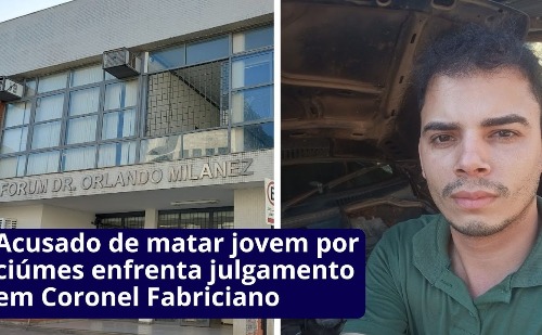 Acusado de matar jovem por ciúmes enfrenta julgamento em Coronel Fabriciano