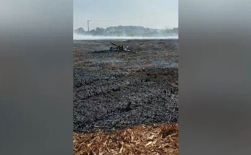 Ex-vereador e piloto morrem carbonizados após queda de ultraleve no interior de SP