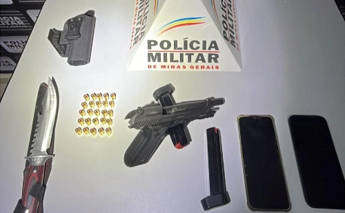 Dupla é presa em Pocrane após ameaça e porte ilegal de arma