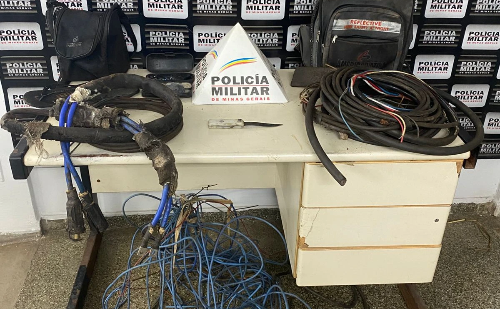 Homem é preso por furto de fios de cobre em João Monlevade