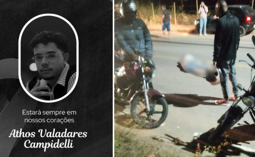 Corpo de jovem morto em acidente com moto em Santana do Paraíso será sepultado nesta terça em Ipatinga